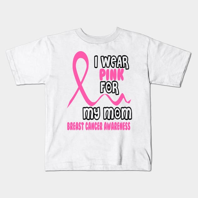 Breast Cancer Awareness Kids T-Shirt by Tshirt0101